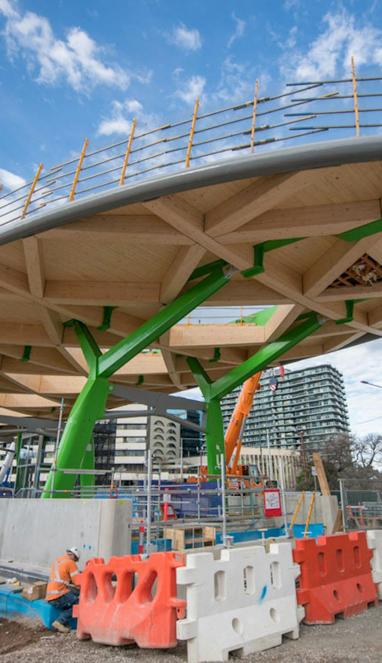 Anzac Station Tram Train Interchange July 2022
