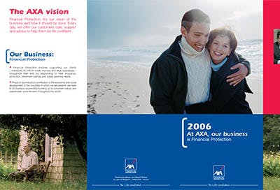 At AXA, our Business is Financial Protection - 2006
