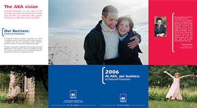 At AXA, our Business is Financial Protection - 2006