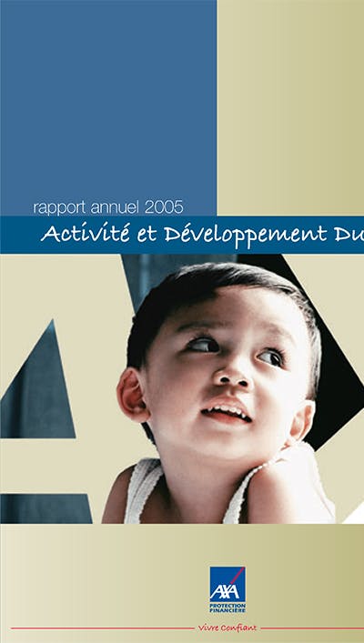 Rapport d'activité et de développement durable 2005