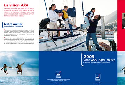 Chez AXA, notre métier, c'est la protection financière - 2005