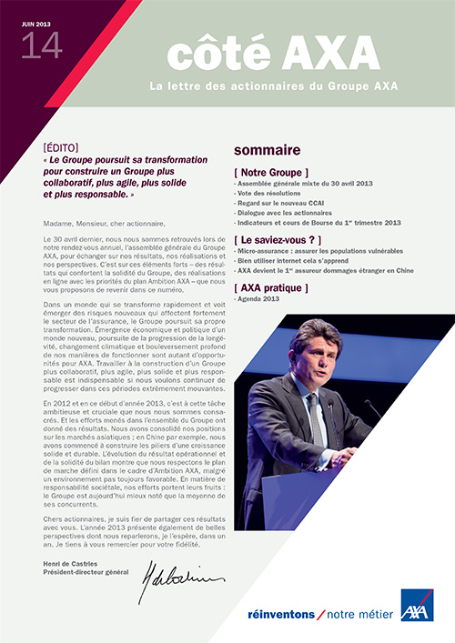 Côté AXA n°14
