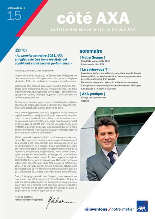 Côté AXA n°15