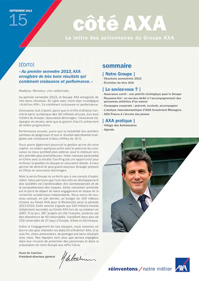 Côté AXA n°15