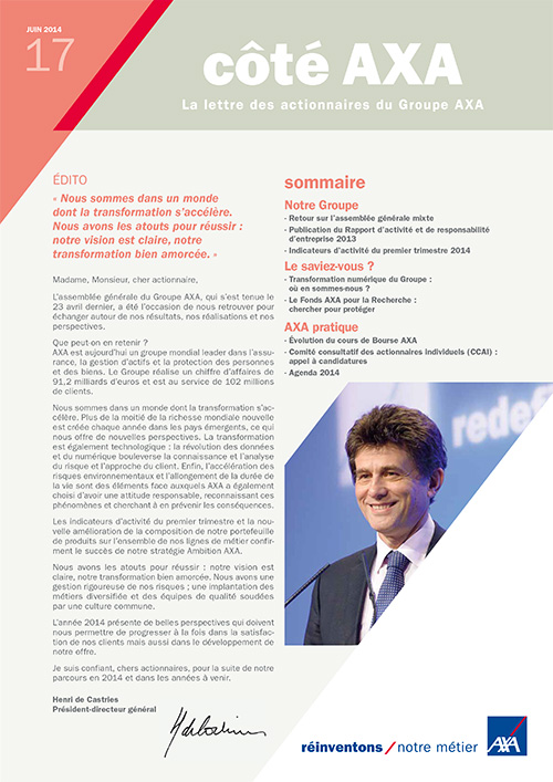 Côté AXA n°17