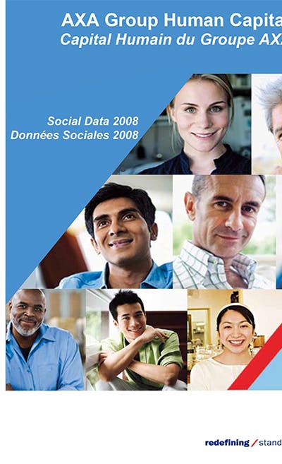 Données sociales du Groupe AXA en 2008