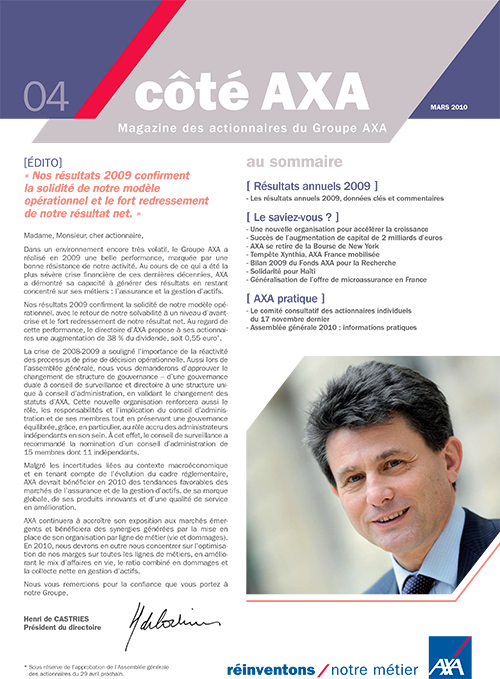Côté AXA n°4