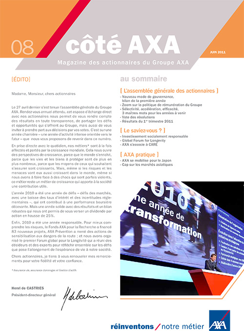 Côté AXA n°8