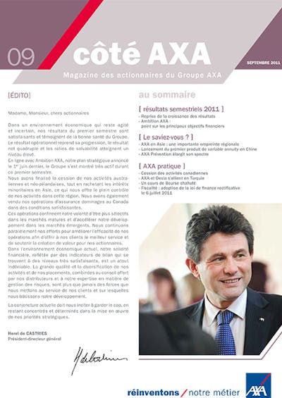 Côté AXA n°9