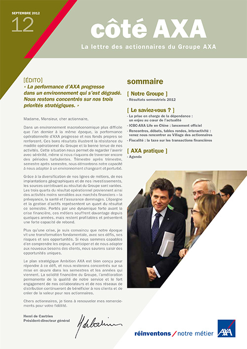 Côté AXA n°12
