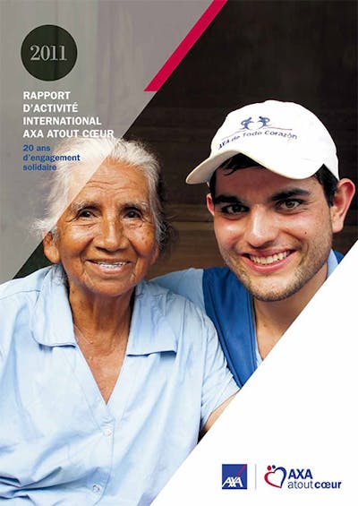 Rapport d'activité international AXA Atout Coeur 2011 : vingt ans d'engagement solidaire