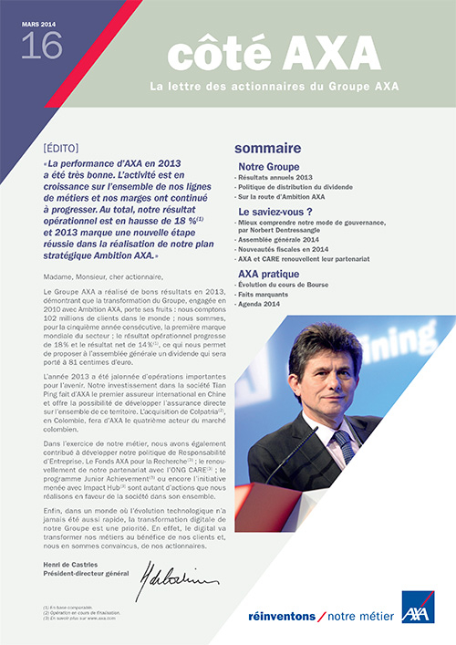 Côté AXA n°16