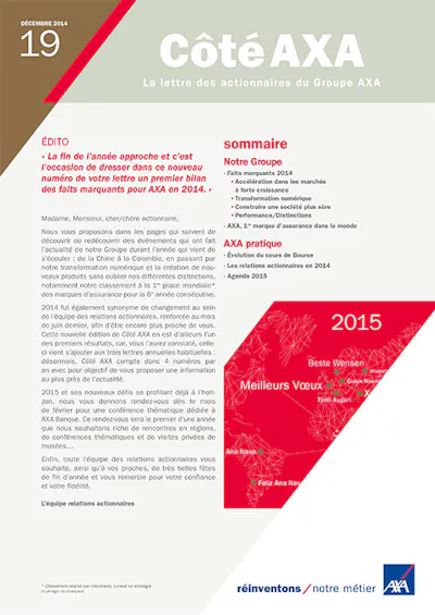 Côté AXA n°19