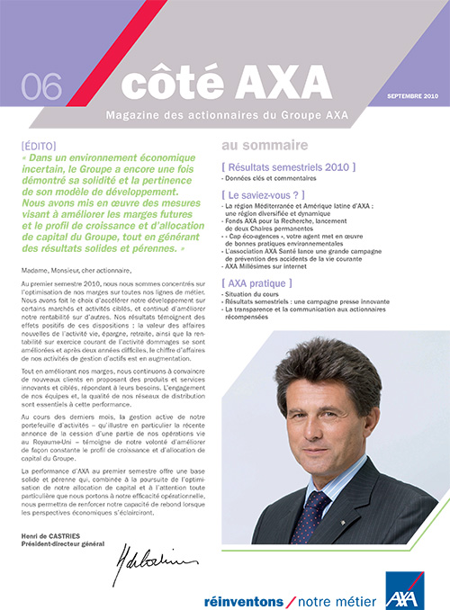 Côté AXA n°6