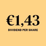 €1.43 dividend per share