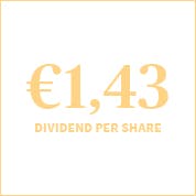 €1.43 dividend per share