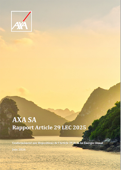 Rapport Article 29 2025 d’AXA S.A.