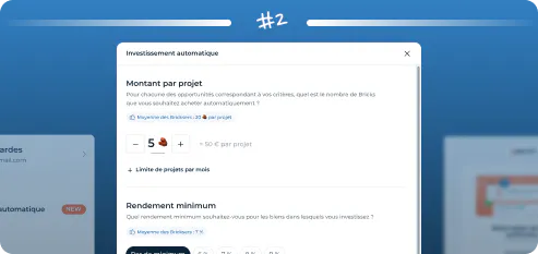 L'investissement automatique sur Bricks