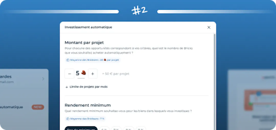 L'investissement automatique sur Bricks