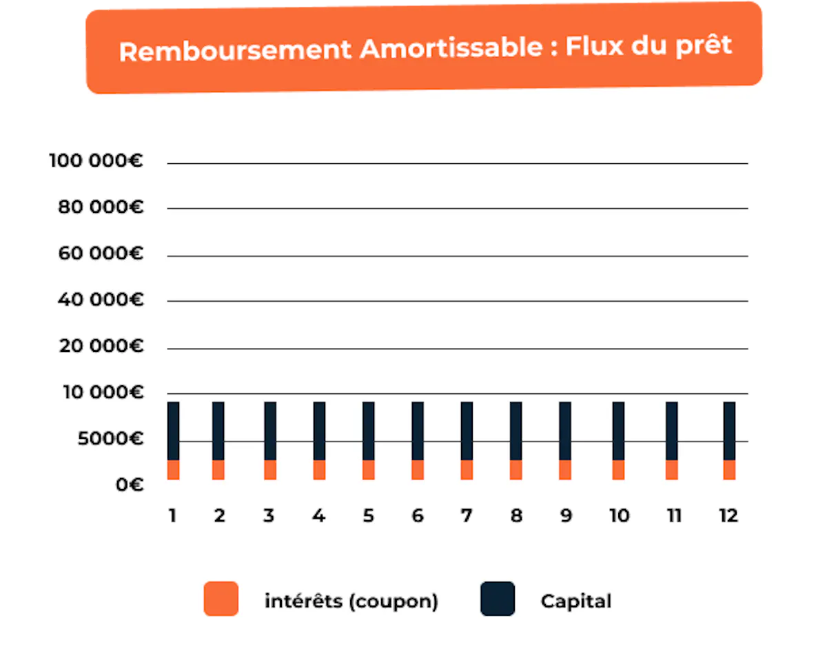 Remboursement Amortissable des obligations avec Bricks.co