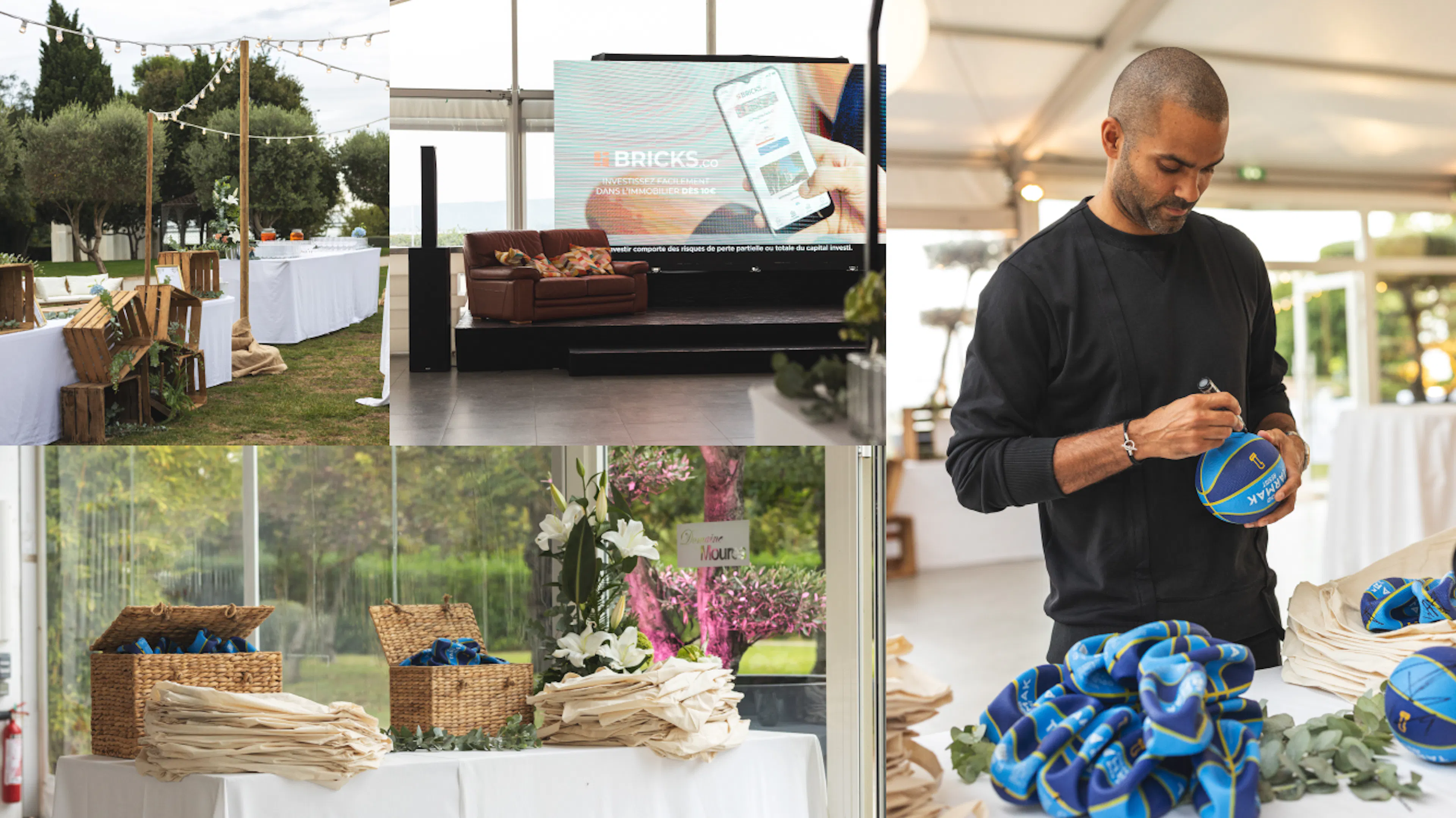 Tony Parker, invité d'honneur du premier événement investisseurs Bricks.