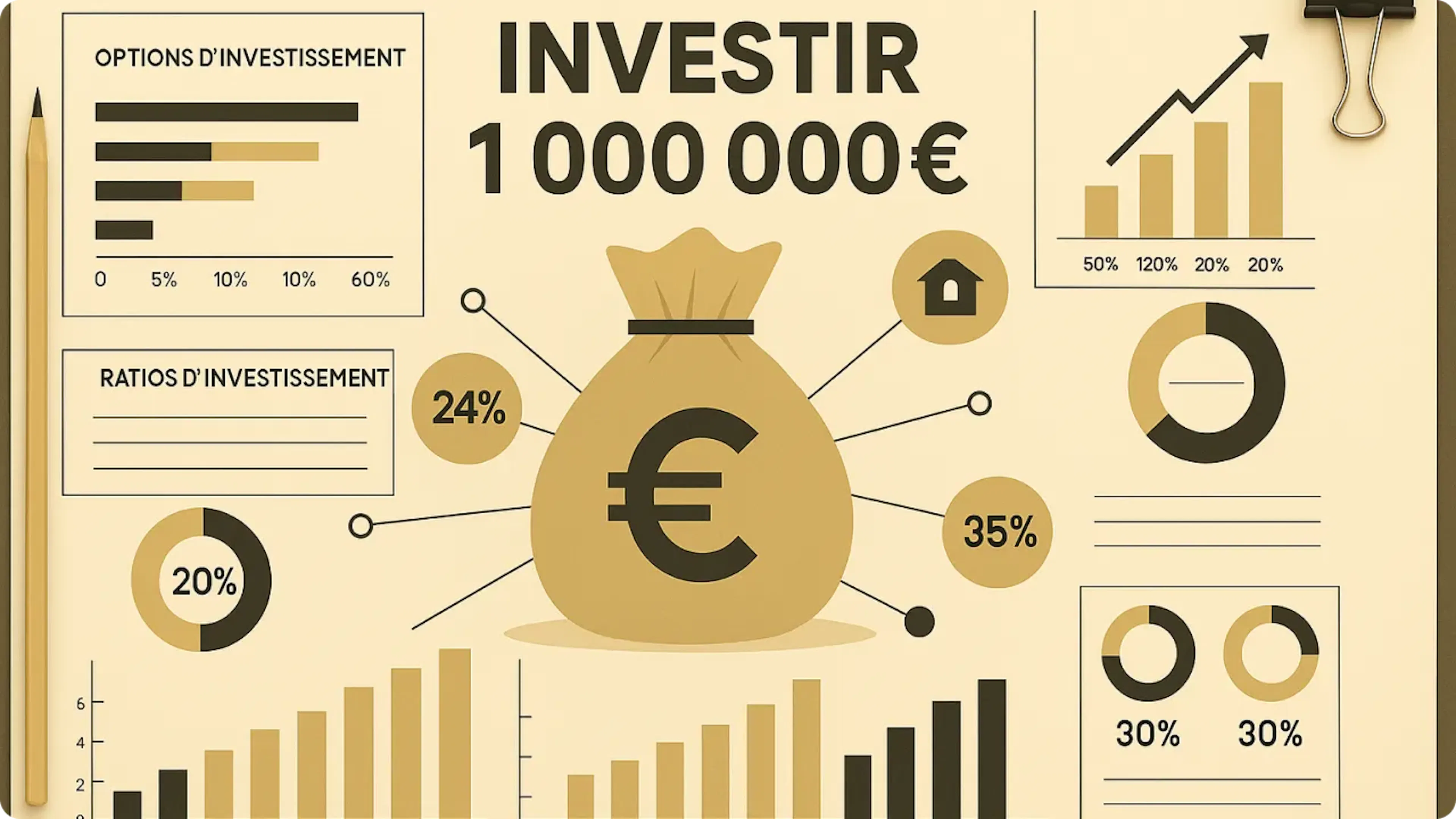 Scénarios de vie : combien de temps peut-on vivre avec 1 million d'euros ?