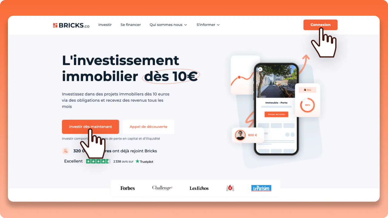 S’inscrire sur la plateforme de crowdfunding