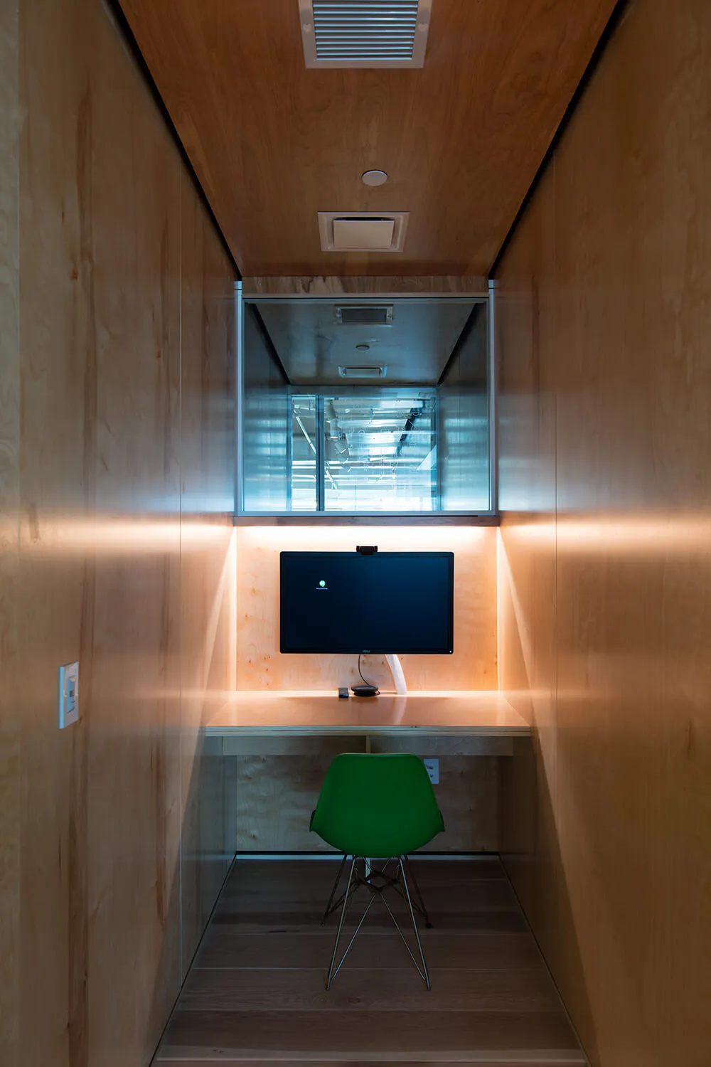 Phone booth for remote meetings