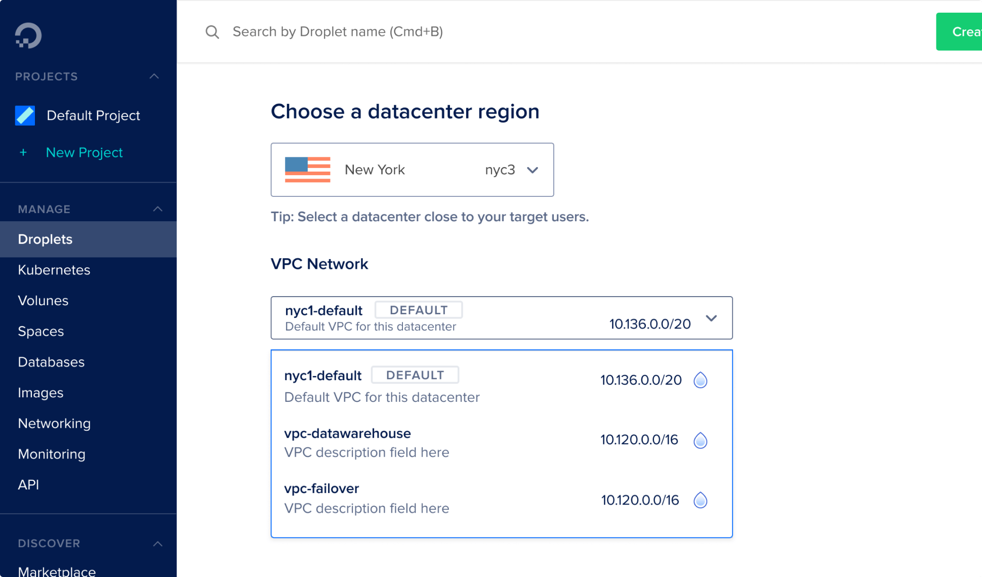 DigitalOcean VPC Hosting | Get Started in Seconds