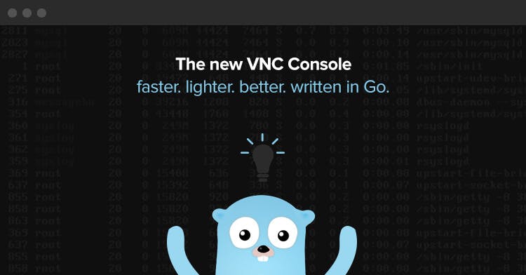 VNC console