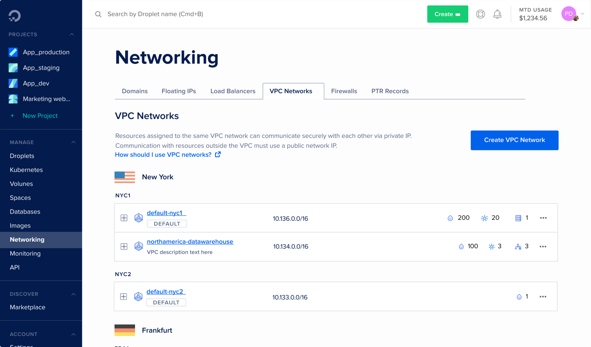 DigitalOcean VPC Hosting | Get Started in Seconds