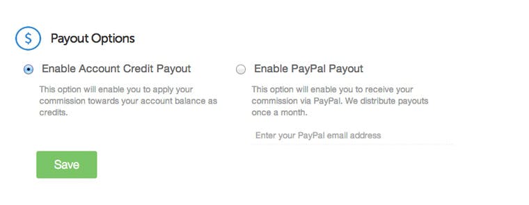 Payout options