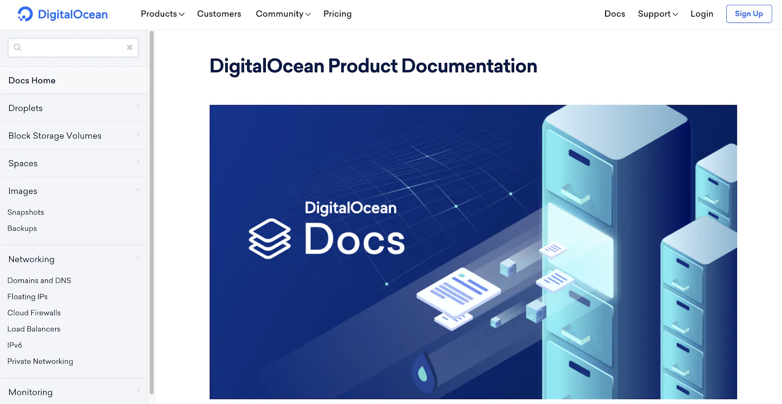 New product documentation site