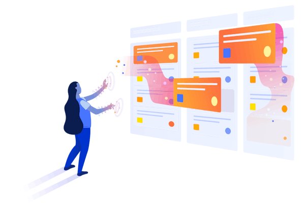 An empowered Jira admin moves cards around a board as if by magic