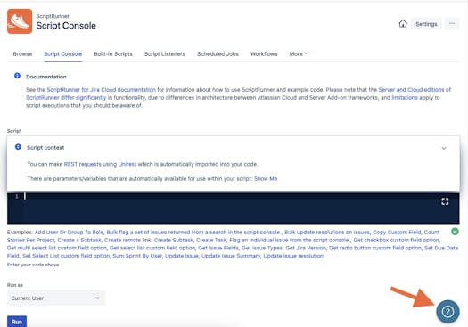 Access the new in-app documentation using this button in the bottom right of the screen
