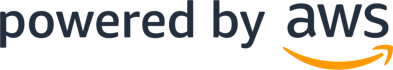 Powered by AWS logo