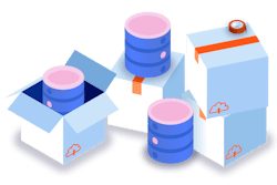 Boxes packed with Cloud modules