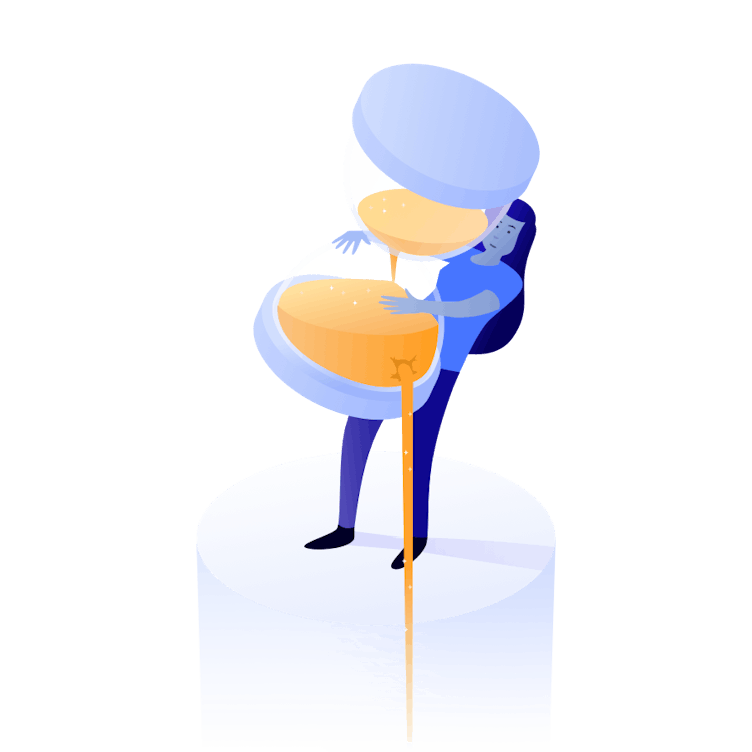 Losing time graphic