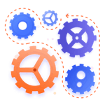 Cogs connected