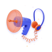 Megaphone illustration