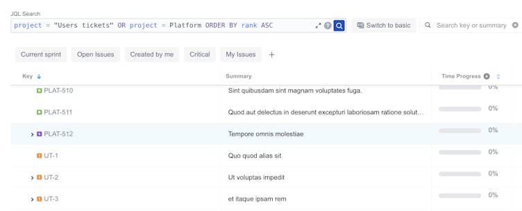 Screenshot showing how our app promotes better team collaboration for enhanced Jira project visibility.
