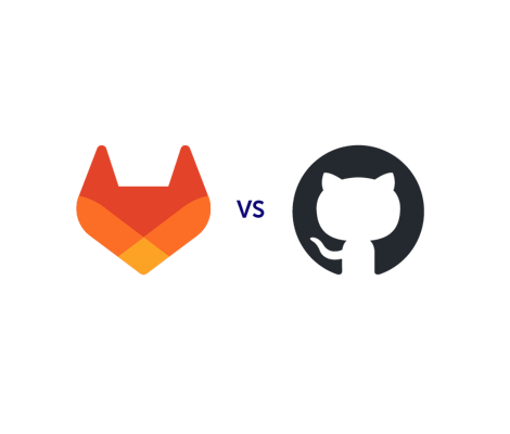 GitLab logo vs GitHub Logo