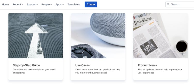 Card macro in Confluence