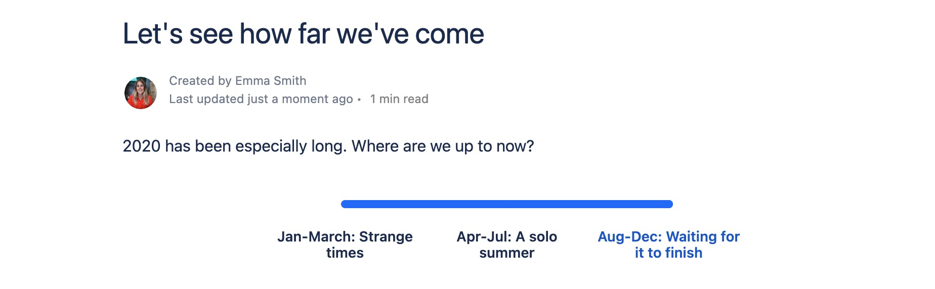 Screen shot of text on a screen with a progress bar