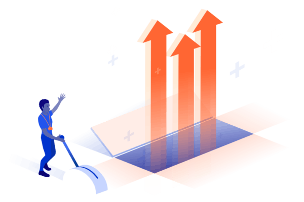 Illustration of scaling agile