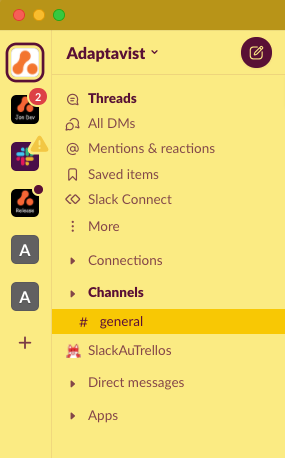 how to switch workspaces in slack desktop app