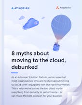 8 myths about moving to the cloud, debunked whitepaper cover