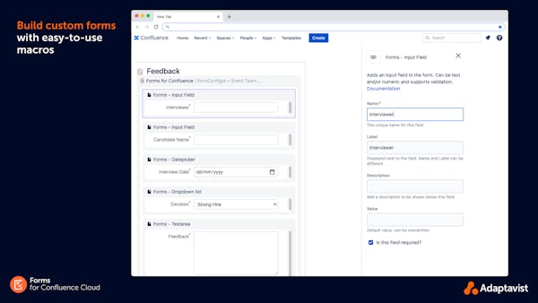 Screenshot for Confluence Forms