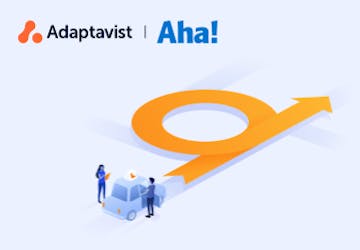 Aha! and Adaptavist webinar image