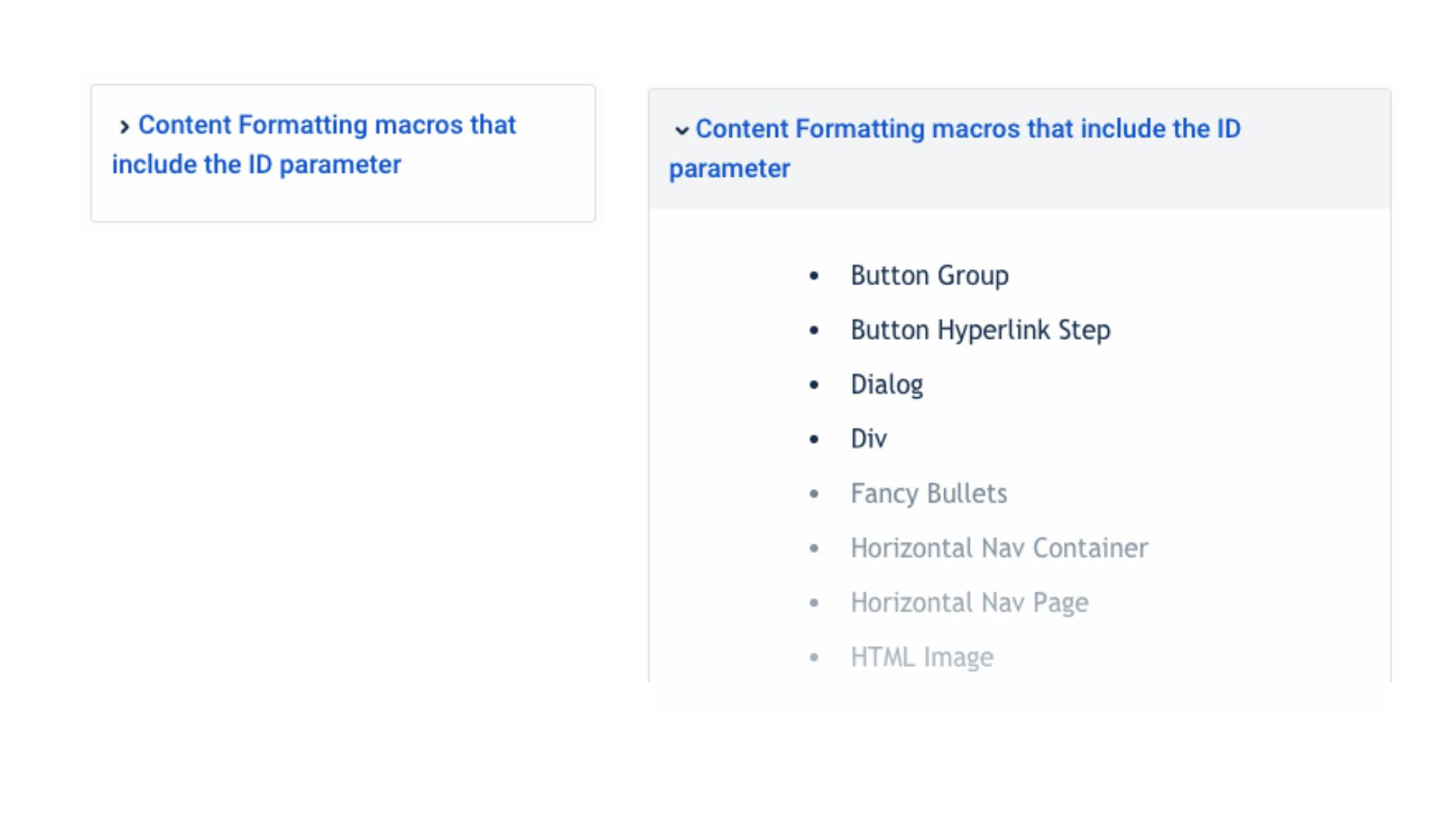 Expand macro in Confluence